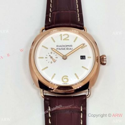 Copy Panerai Radiomir Quaranta Goldtech PAM 01026 Rose Gold Watch